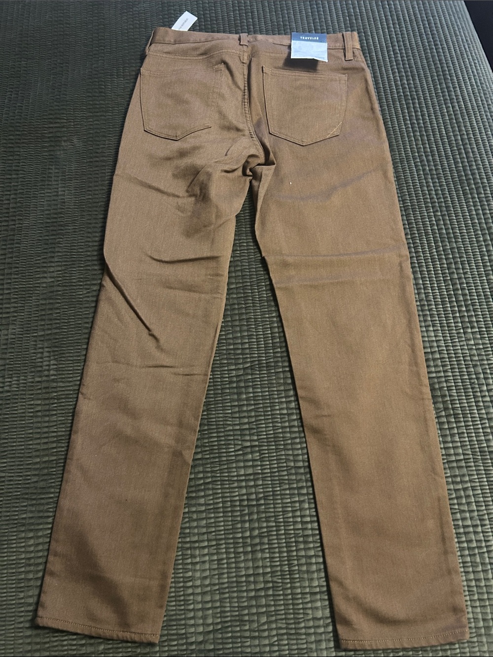 Banana Republic Men's Straight Jeans in Cognac Brown - Picture 2 of 3